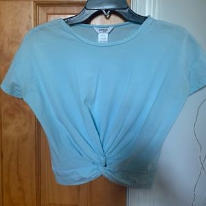 Bebe girls M (10-12) short sleeve shirt